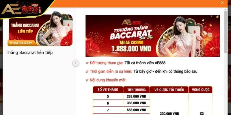 Khuyến Mãi AE888 3 Khuyến mãi vượt trội về cả chất lượng và số lượng