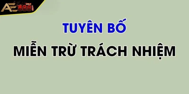 Miễn Trừ Trách Nhiệm AE888 3 Lỗi hệ thống hoặc sự cố kỹ thuật từ nhà cái cá cược